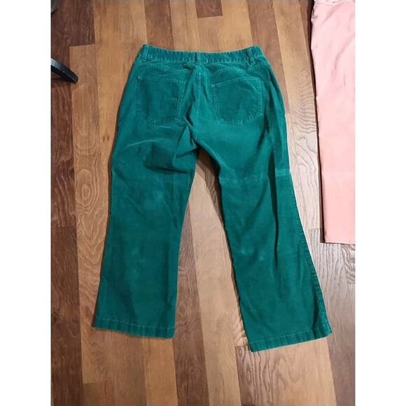 Lot Of 3 Petites Women Pants Slacks Size 8P Yellow Corduroy 25 inch inseam short - Picture 6 of 10